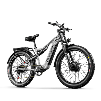 SHENGMILO S600 26" Electric Mountain Bike 2000W Dual Motor 48V 17.5Ah Battery