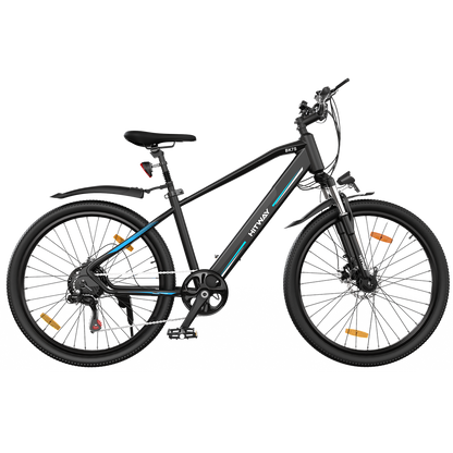 Hitway BK7S 2025 Version 250W 26" Mountain Electric Bike 36V 12Ah Battery Front Suspension Spoked Wheels