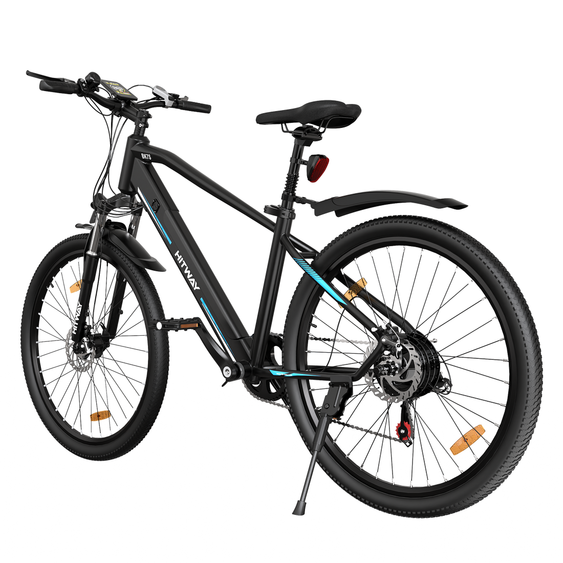 Hitway BK7S 2025 Version 250W 26" Mountain Electric Bike 36V 12Ah Battery Front Suspension Spoked Wheels
