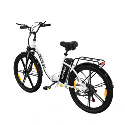 Hitway BK37 2025 Version 250W 26" Step-Through City Electric Bike 36V 10.4Ah Battery Comfortable Urban Cruiser