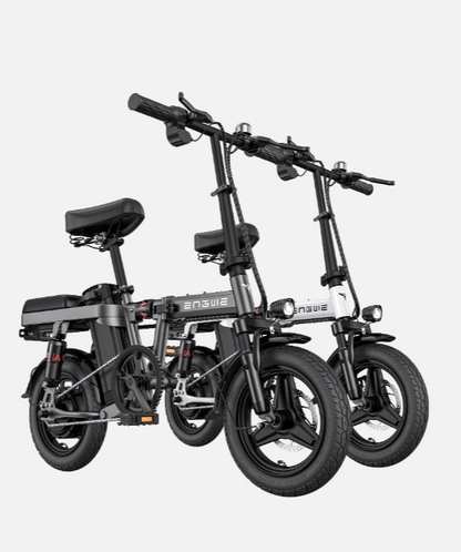 Engwe T14 250W 14" Folding Electric Bike 480Wh Trekking Mini E-bike 48V 10Ah Battery