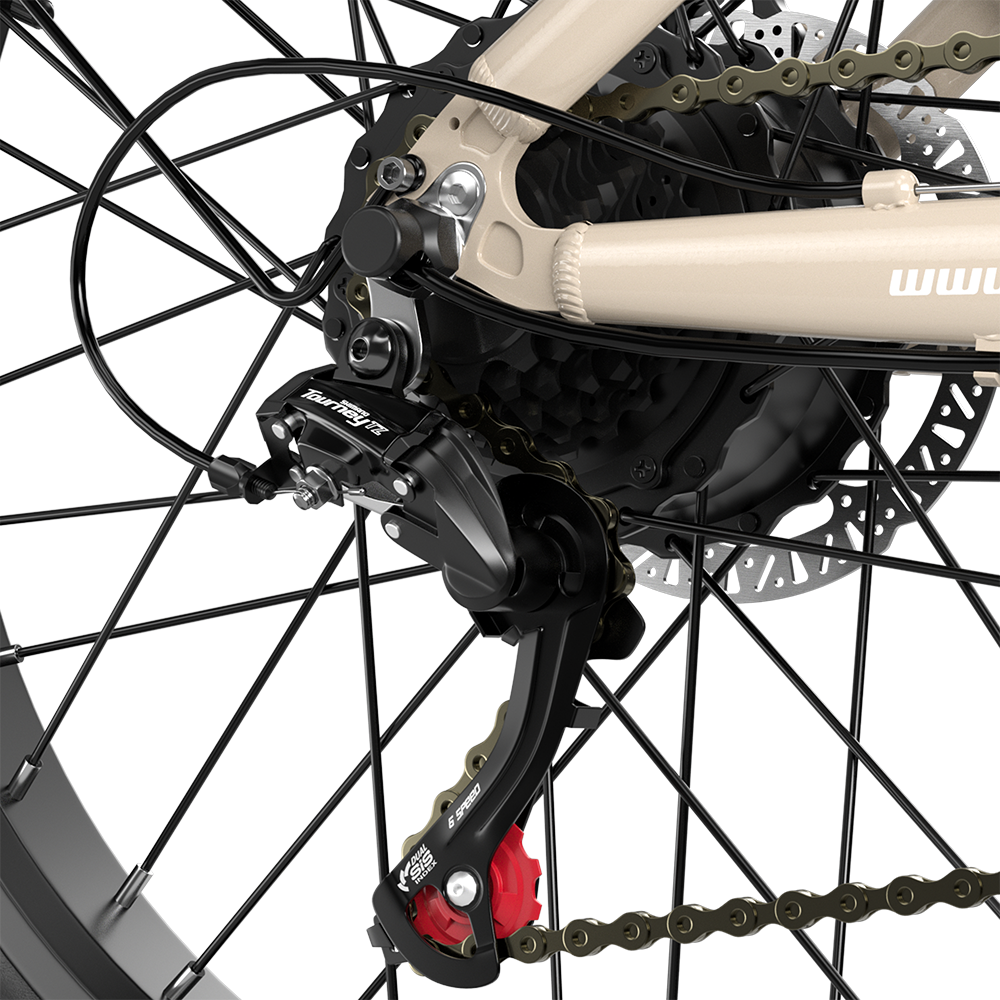SHENGMILO S700 26" Step-Thru Fat Tire Electric City Bike 1000W*2 Dual Motor 48V 17.5Ah Battery