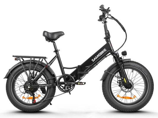 SAMEBIKE LOTDM200-II 20-Inch 750W Fat Tire E-Bike, 48V 13AH, NFC Function, LCD Display