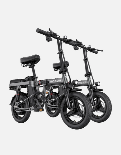 Engwe T14 250W 14" Folding Electric Bike 480Wh Trekking Mini E-bike 48V 10Ah Battery