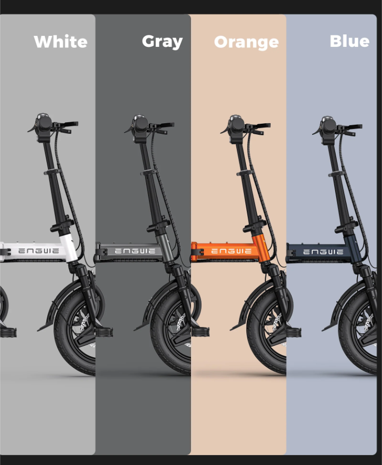 Engwe T14 250W 14" Folding Electric Bike 480Wh Trekking Mini E-bike 48V 10Ah Battery