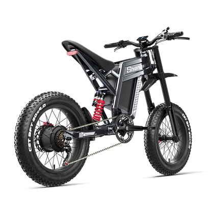 SHENGMILO S900 20" All-Terrain Electric Bike 1500W Motor 60V 30Ah Battery