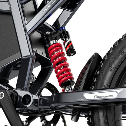 SHENGMILO S900 20" All-Terrain Electric Bike 1500W Motor 60V 30Ah Battery