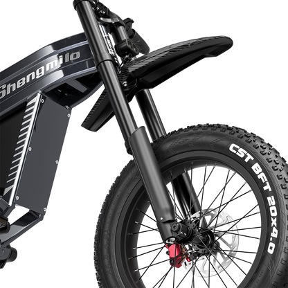 SHENGMILO S900 20" All-Terrain Electric Bike 1500W Motor 60V 30Ah Battery