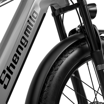SHENGMILO S600 26" Electric Mountain Bike 2000W Dual Motor 48V 17.5Ah Battery