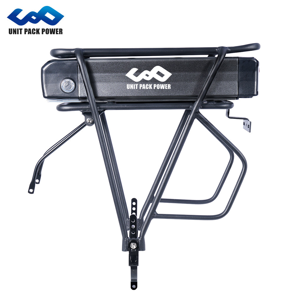 Rear Rack E-Bike Battery – 48V / 52V (20Ah-27Ah) – Standard Cells, 250W-2000W Compatibility
