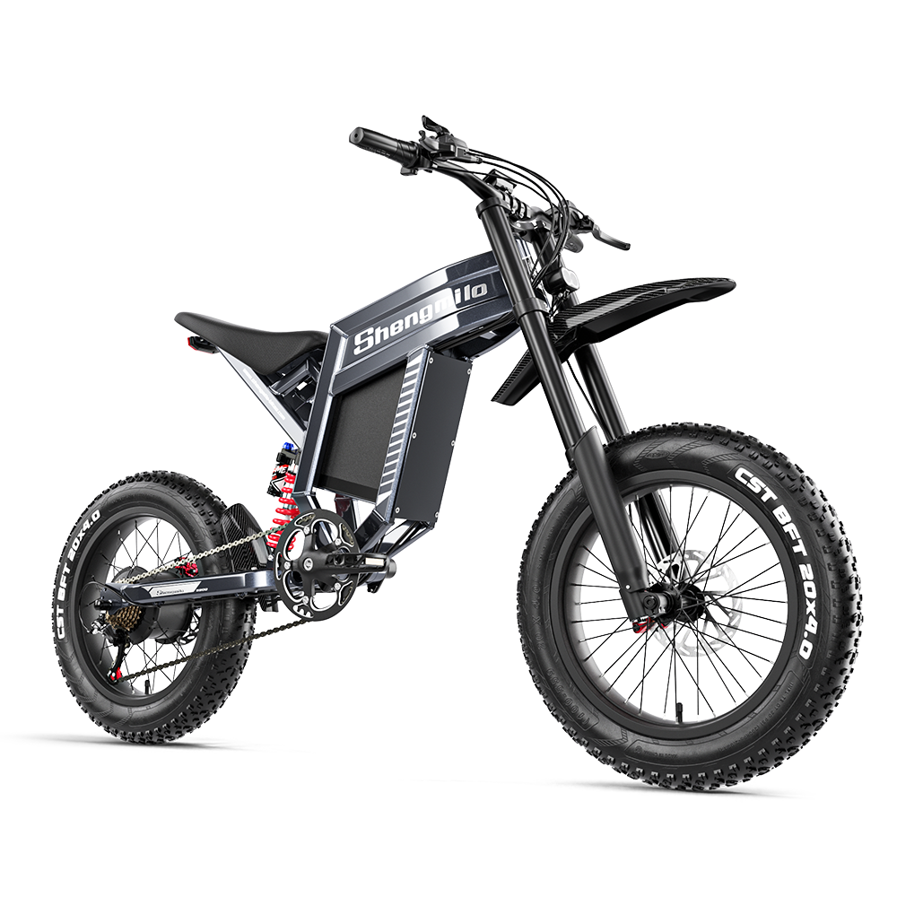 SHENGMILO S900 20" All-Terrain Electric Bike 1500W Motor 60V 30Ah Battery