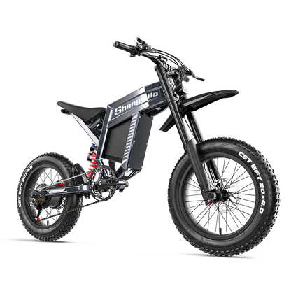 SHENGMILO S900 20" All-Terrain Electric Bike 1500W Motor 60V 30Ah Battery