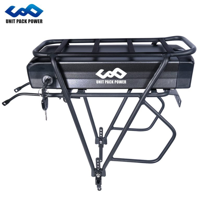 Rear Rack E-Bike Battery – 48V / 52V (20Ah-27Ah) – Standard Cells, 250W-2000W Compatibility