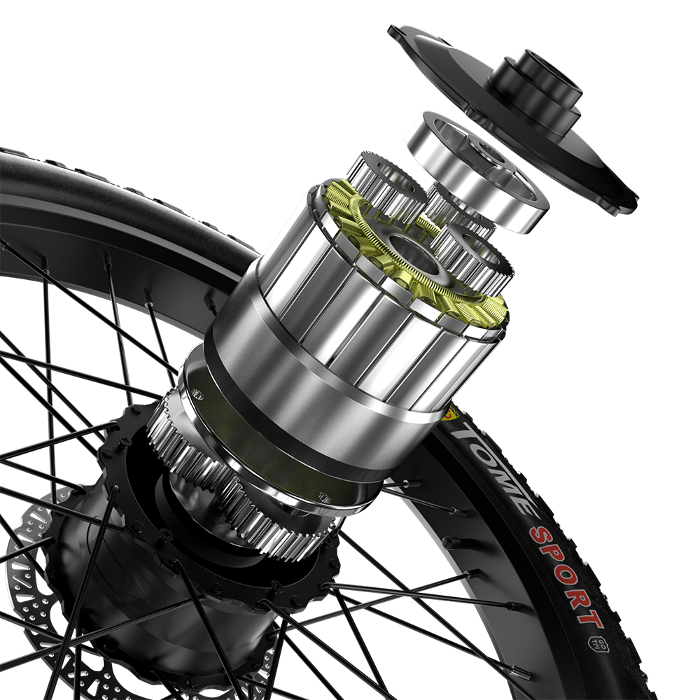 SHENGMILO S600 26" Electric Mountain Bike 2000W Dual Motor 48V 17.5Ah Battery