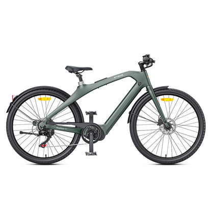 Engwe MapFour N1 Pro 250W Mid-Drive Motor 25km/h 36V 360Wh Lithium-Ion Battery 700x42C Carbon Fiber City E-Bike with App Support Electric Bike