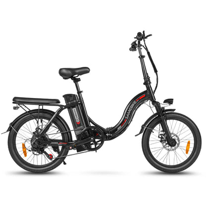 SAMEBIKE C05 Pro 20-Inch Fat Tire E-Bike, 36V 13AH, 500W, LED Lights, SHIMANO 7-Speed