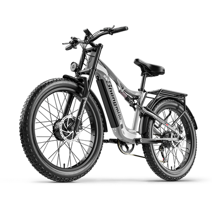SHENGMILO S600 26" Electric Mountain Bike 2000W Dual Motor 48V 17.5Ah Battery