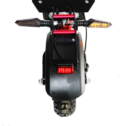 Emanba V-X6 2400W Dual Motor 10" Off-Road Electric Scooter 60km/h 48V 21Ah Foldable Commuter with Front+Rear Suspension