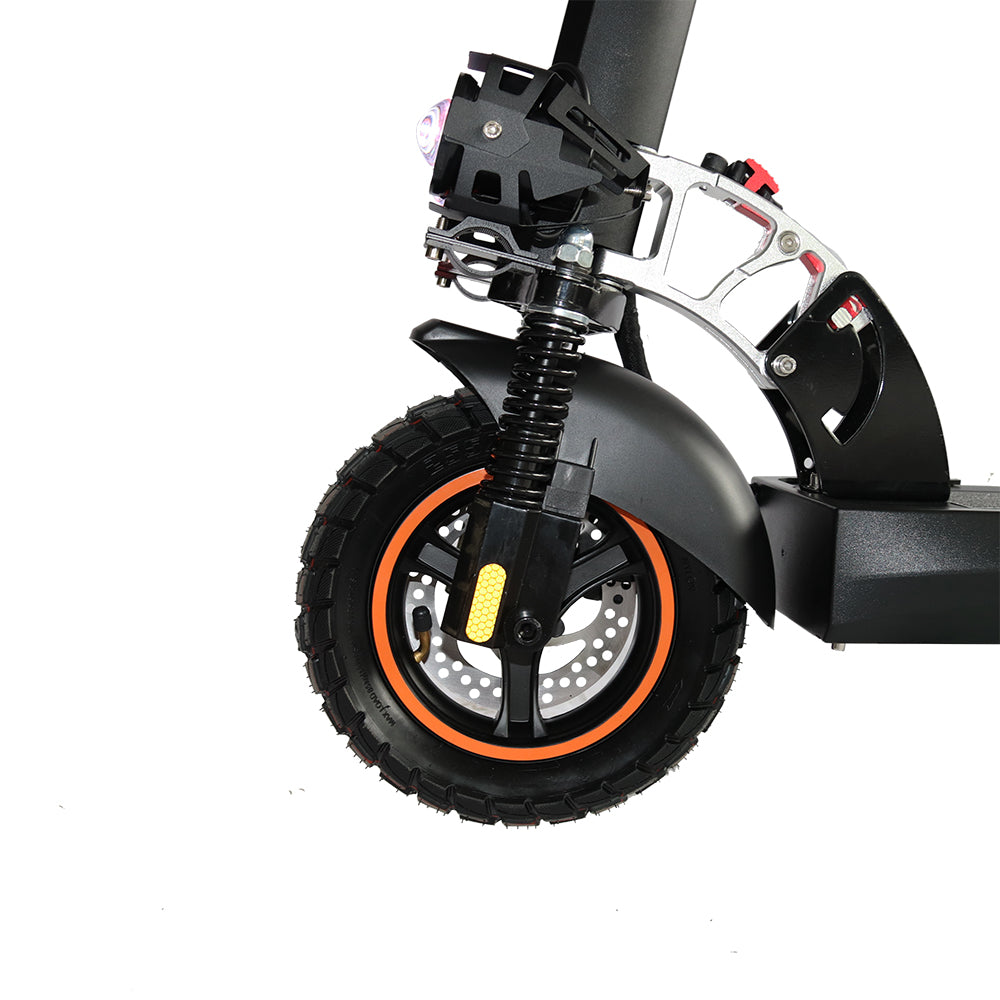 Emanba V-L10 PRO 800W 10" Off-Road Electric Scooter 45km/h 48V 16Ah Foldable Commuter with Front+Rear Suspension