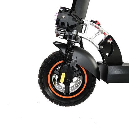 Emanba V-L10 PRO 800W 10" Off-Road Electric Scooter 45km/h 48V 16Ah Foldable Commuter with Front+Rear Suspension