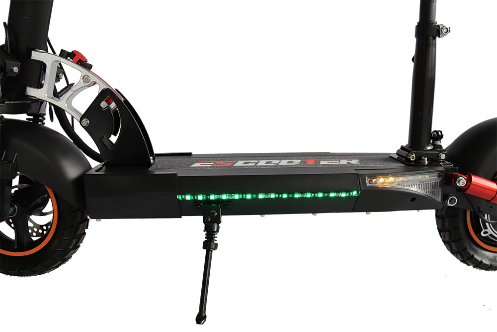 Emanba V-L10 PRO 800W 10" Off-Road Electric Scooter 45km/h 48V 16Ah Foldable Commuter with Front+Rear Suspension