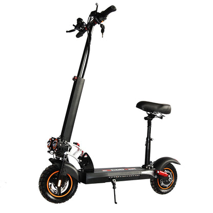 Emanba V-L10 PRO 800W 10" Off-Road Electric Scooter 45km/h 48V 16Ah Foldable Commuter with Front+Rear Suspension