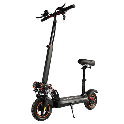 Emanba V-L10 PRO 800W 10" Off-Road Electric Scooter 45km/h 48V 16Ah Foldable Commuter with Front+Rear Suspension