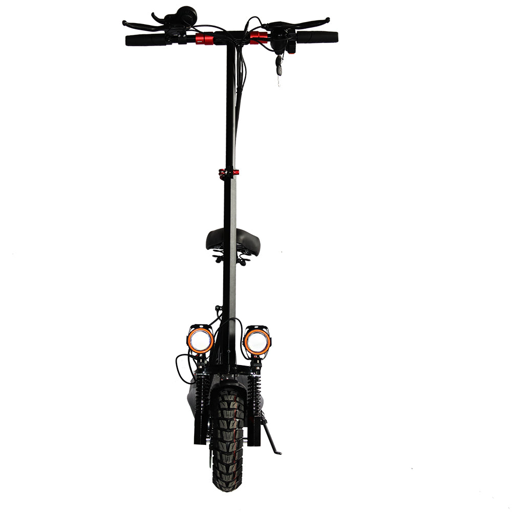 Emanba V-L10 PRO 800W 10" Off-Road Electric Scooter 45km/h 48V 16Ah Foldable Commuter with Front+Rear Suspension