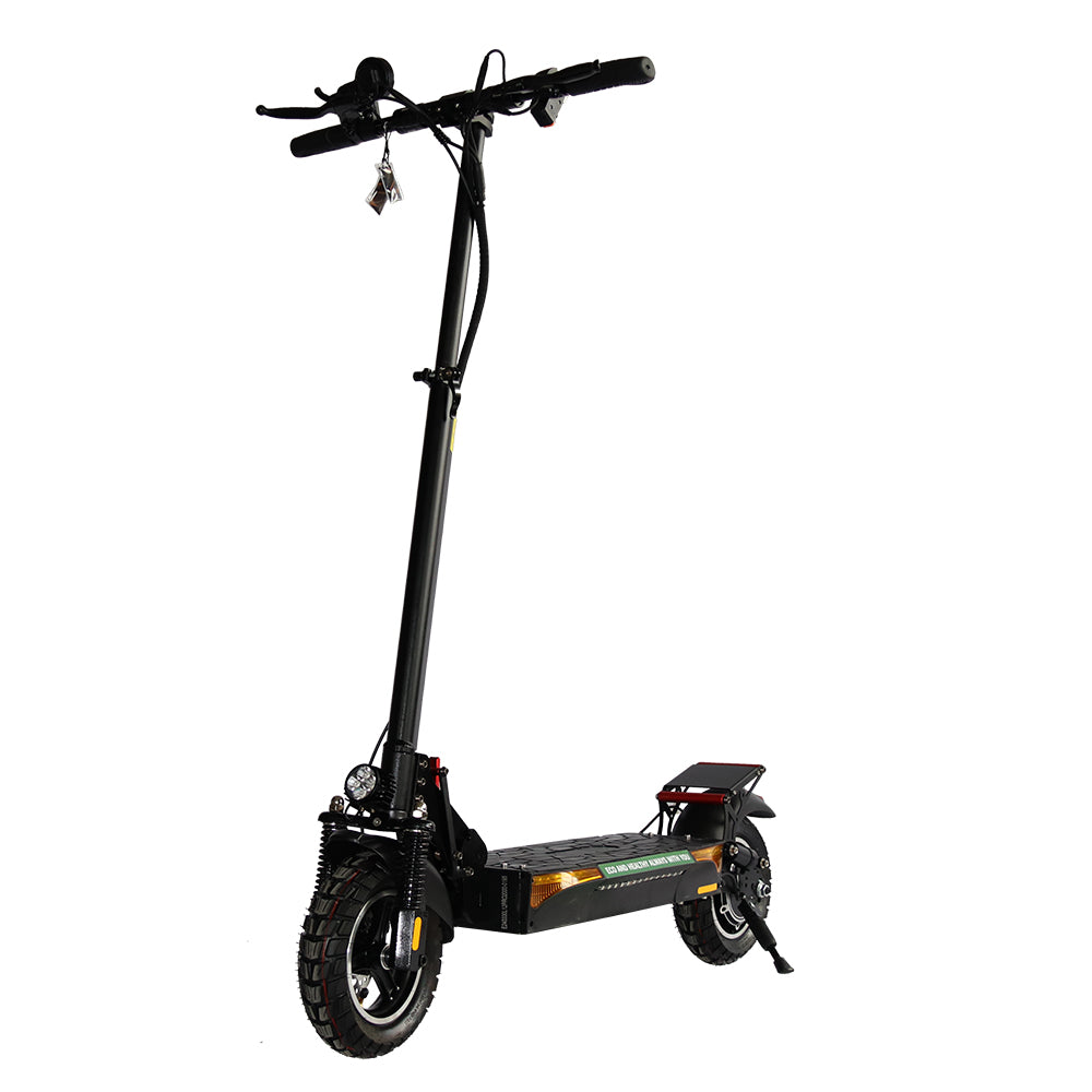 Emanba V-L12 800W 10" Off-Road Electric Scooter 45km/h 48V 13Ah Foldable Commuter with Front+Rear Suspension