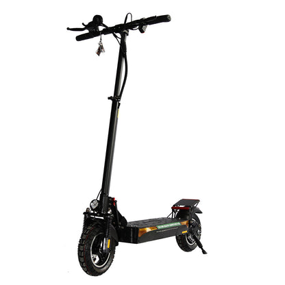 Emanba V-L12 800W 10" Off-Road Electric Scooter 45km/h 48V 13Ah Foldable Commuter with Front+Rear Suspension
