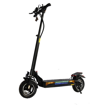 Emanba V-L12 800W 10" Off-Road Electric Scooter 45km/h 48V 13Ah Foldable Commuter with Front+Rear Suspension