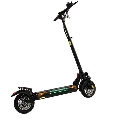 Emanba V-L12 800W 10" Off-Road Electric Scooter 45km/h 48V 13Ah Foldable Commuter with Front+Rear Suspension