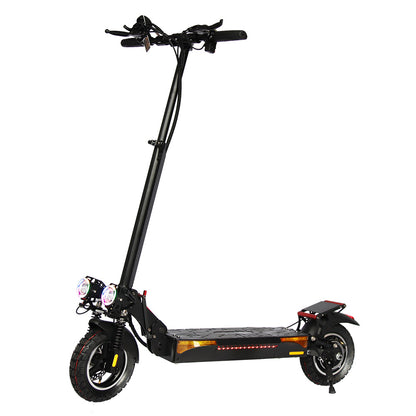 Emanba V-L12 MAX 800W 10" Off-Road Electric Scooter 45km/h 48V 18Ah Foldable Commuter with Front+Rear Suspension