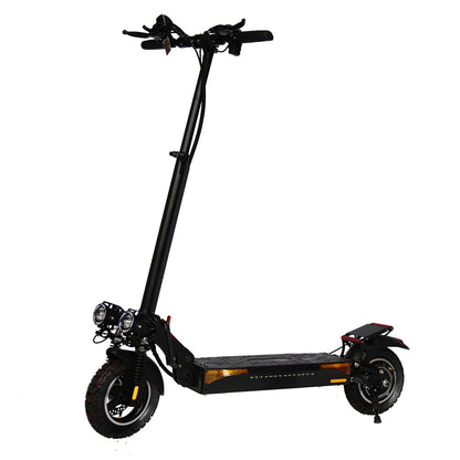 Emanba V-L12 MAX 800W 10" Off-Road Electric Scooter 45km/h 48V 18Ah Foldable Commuter with Front+Rear Suspension