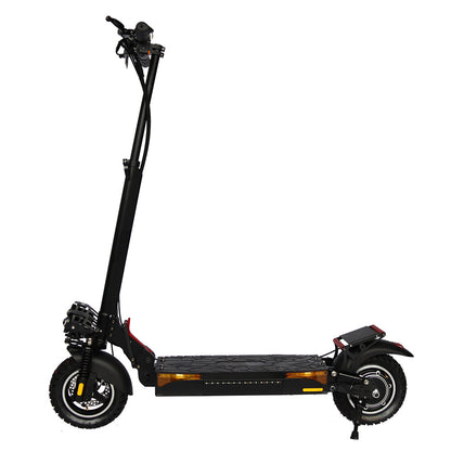 Emanba V-L12 MAX 800W 10" Off-Road Electric Scooter 45km/h 48V 18Ah Foldable Commuter with Front+Rear Suspension