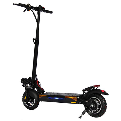 Emanba V-L12 MAX 800W 10" Off-Road Electric Scooter 45km/h 48V 18Ah Foldable Commuter with Front+Rear Suspension