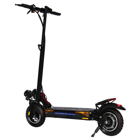 Emanba V-L12 MAX 800W 10" Off-Road Electric Scooter 45km/h 48V 18Ah Foldable Commuter with Front+Rear Suspension