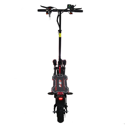 Emanba V-X6 PRO 2400W Dual Motor 10" Off-Road Electric Scooter 60km/h 48V 21Ah Foldable Commuter with Front+Rear Suspension