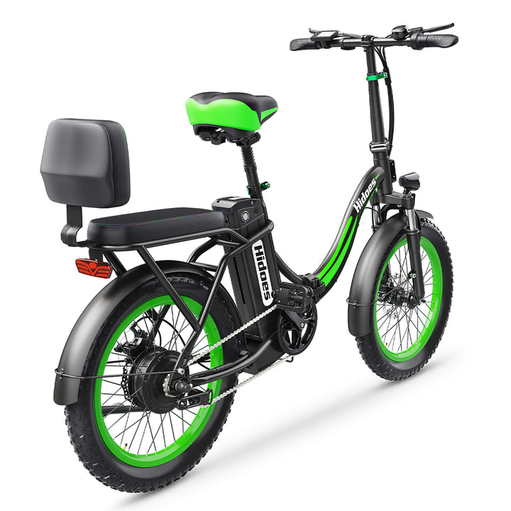 Hidoes C1 Folding Electric Bike – 750W Motor, 25MPH, 20” Fat Tires, Long-Range Battery