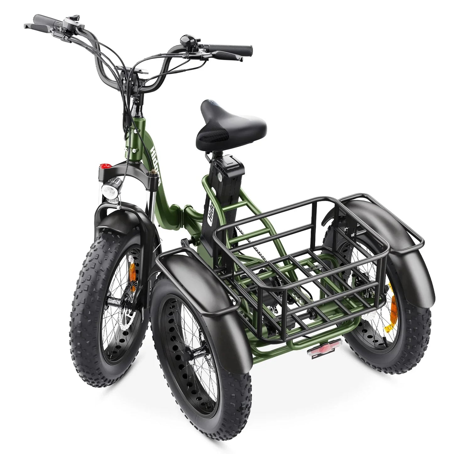 Hidoes ET1 Electric Tricycle – 750W Motor, 48V 20Ah Battery, 3-Wheel E-Trike with Cargo Space