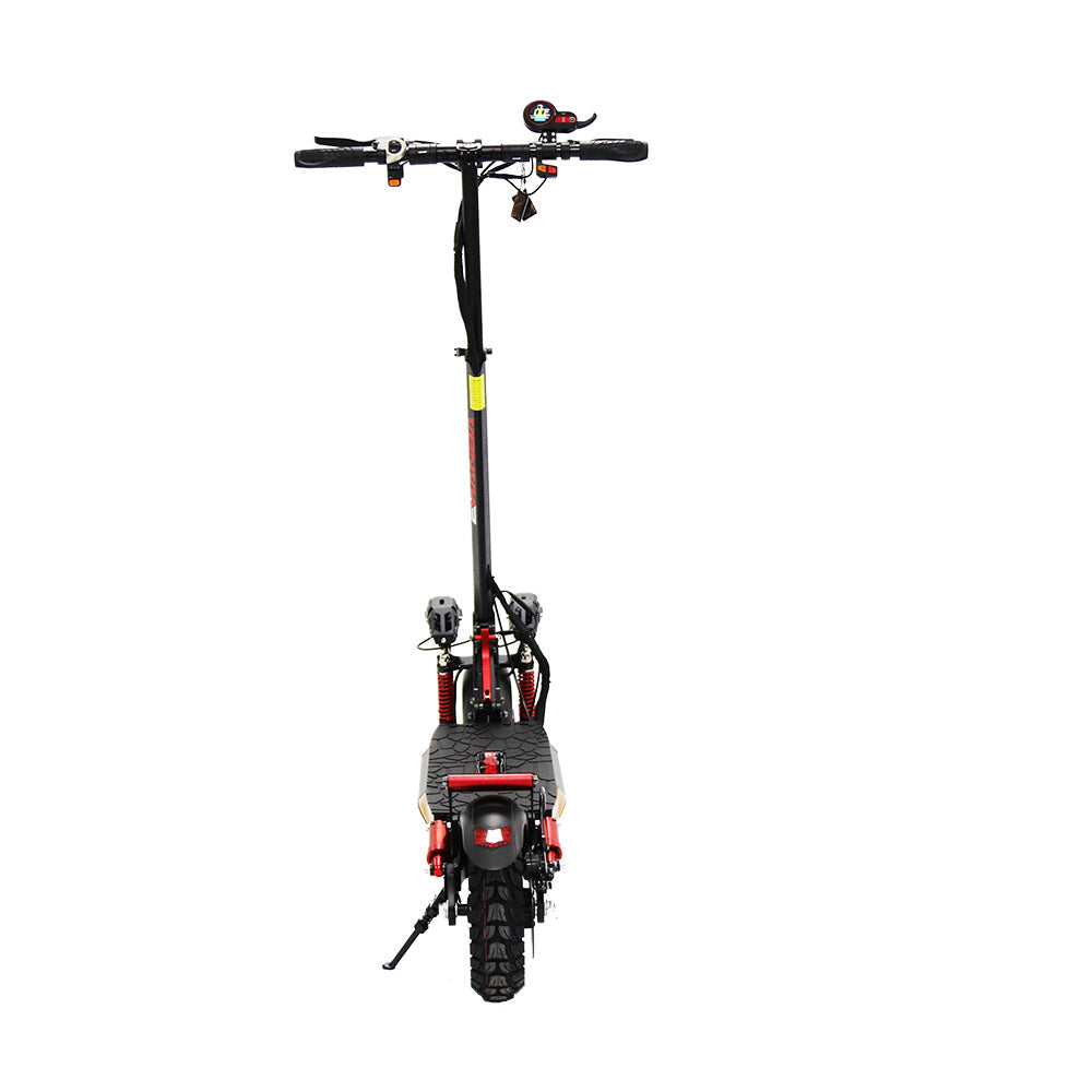 Emanba V-X4 1600W Dual Motor 10" Off-Road Electric Scooter 55km/h 48V 18Ah Foldable Commuter with Front+Rear Suspension