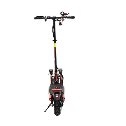Emanba V-X4 1600W Dual Motor 10" Off-Road Electric Scooter 55km/h 48V 18Ah Foldable Commuter with Front+Rear Suspension