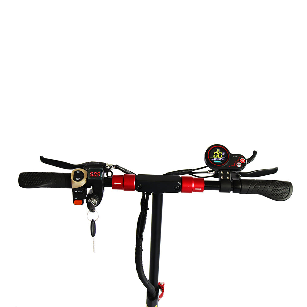 Emanba V-L10 800W 10" Off-Road Electric Scooter 45km/h 48V 13Ah Foldable Commuter with Front & Rear Suspension