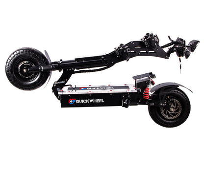 Quickwheel Viper 10000W 72V 100KM/H Speed 110km Range Dual Motor Electric Scooter