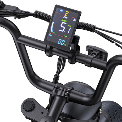 ENGWE M1 750W 20" Fat Bike E-Mountain Bike 48V 15.6+13Ah Battery 45KM/H