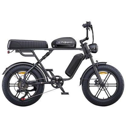ENGWE M1 750W 20" Fat Bike E-Mountain Bike 48V 15.6+13Ah Battery 45KM/H