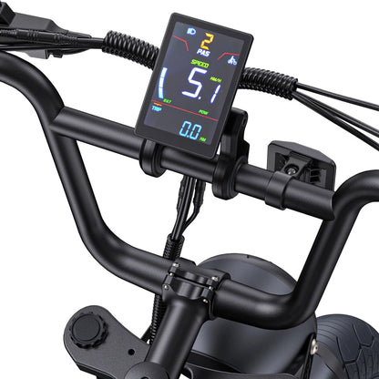 ENGWE M1 750W 20" Fat Bike E-Mountain Bike 48V 15.6+13Ah Battery 45KM/H