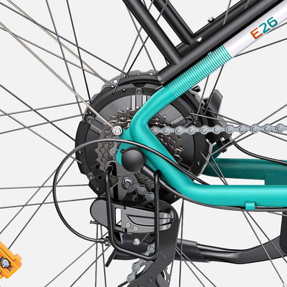 Engwe E26 250W 26" Fat Bike 768Wh Electric Trekking Bike 48V 16Ah SUV E-Bike