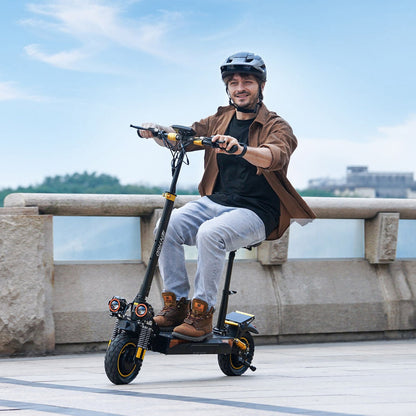 iENYRID ES6 2000W Dual Motor Electric Scooter, 48V 20.8Ah Battery, Off-Road Pneumatic Tires, Top Speed 34Mph, Range 34Miles