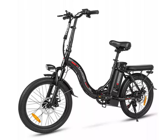 SAMEBIKE CY20 20-Inch City Electric Bike, 36V 12AH, 350W, SHIMANO 7-Speed, Spoke Rim
